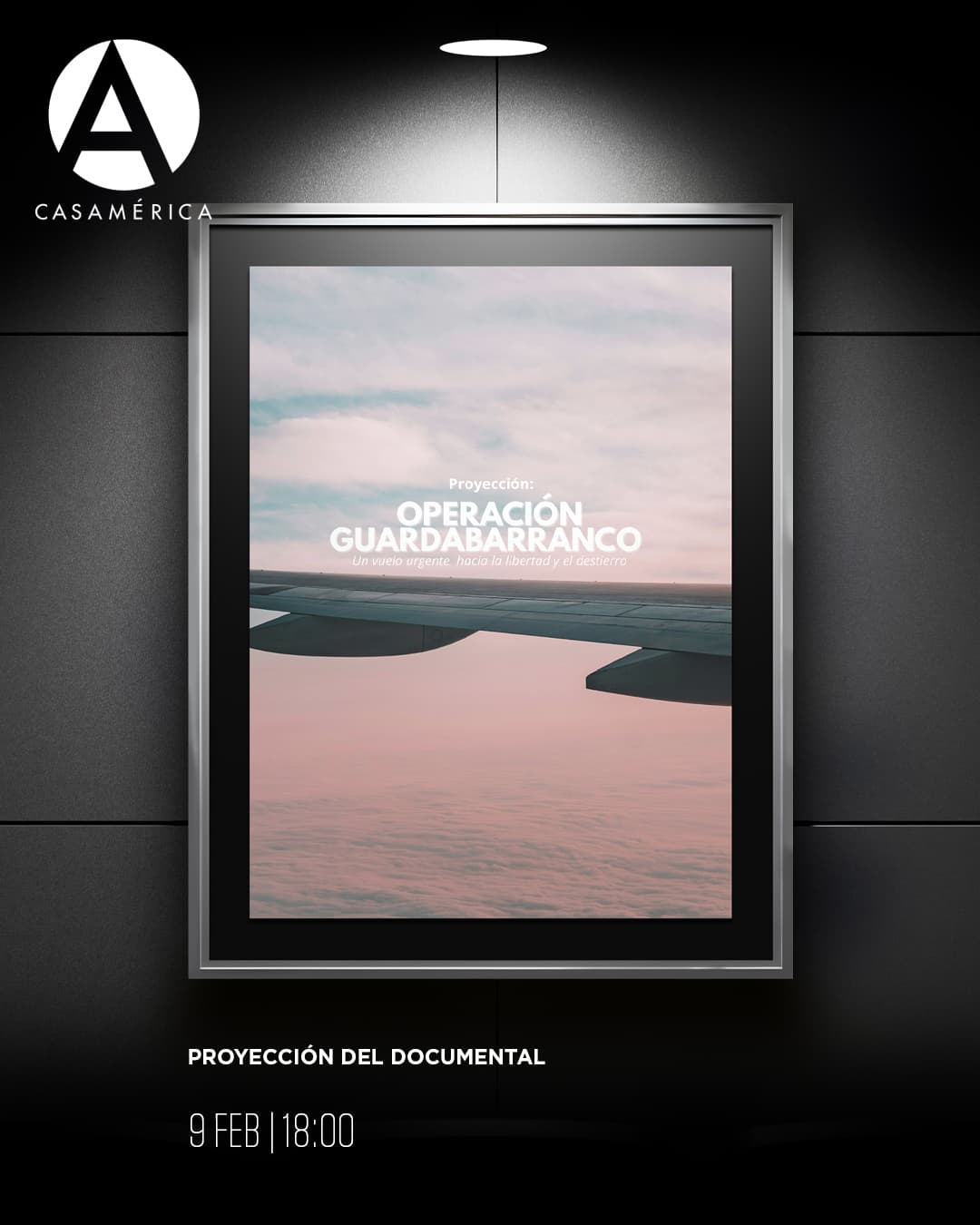 🎬 Proyección de 'Operación Guardabarranco' y coloquio.

Un documental que reconstruye la liberación y destierro de 222 presos políticos nicaragüenses, abordando el exilio no solo como un hecho político, sino como una profunda experiencia humana de desarraigo y resistencia.

👥 Con José Denis Cruz, Samantha Jirón, Irving Larios, Christina Fetterhoff y Lola Hierro. 
🤝 Con ACDD, Divergentes e IRIDH.

📅 Lunes 9 de febrero.
⌚ 18:00. 
📍 Sala Iberia. 
🎟️ Entrada libre hasta completar aforo.
🔗 https://www.casamerica.es/cine/operacion-guardabarranco

#Cine #DerechosHumanos #Nicaragua #OperaciónGuardabarranco #CasaDeAméric