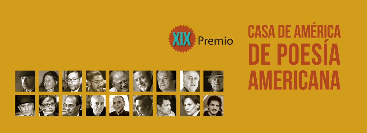 Convocatoria del XIX Premio Casa de América de Poesía Americana