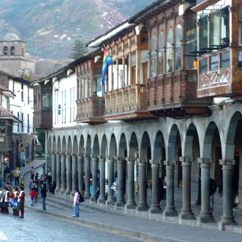 Soportales y Balcones de la Plaza de Armas
