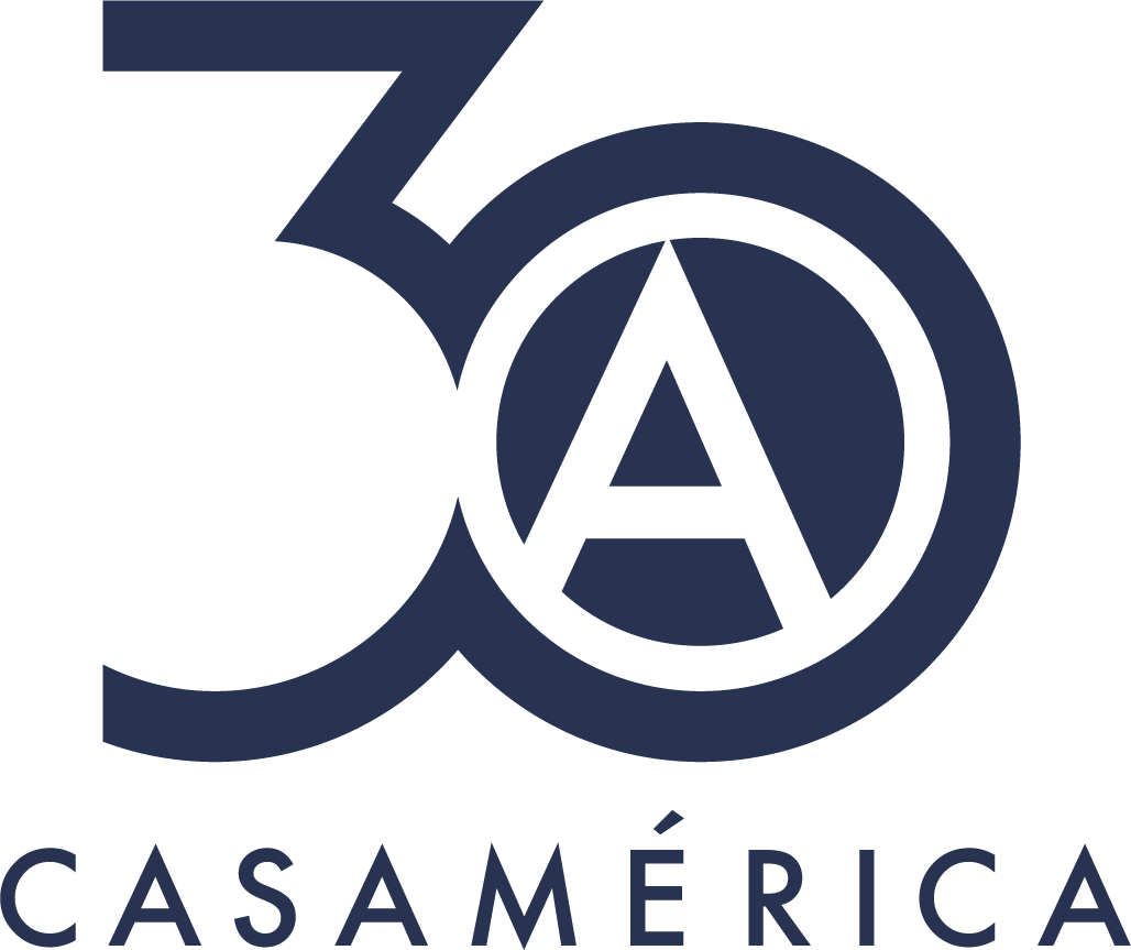 logo oficial 30 años casa de america color corporativo