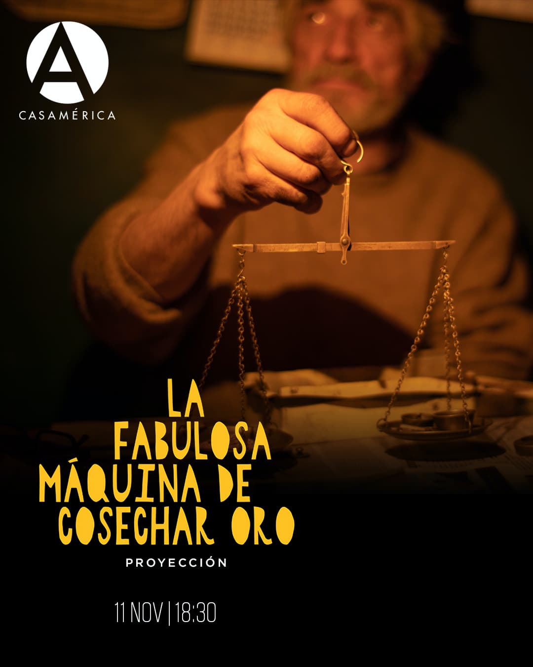 🎥 En la última sesión del ciclo 'Los Martes del Documental' con DOCMA, proyectamos 'La fabulosa máquina de cosechar oro', dirigida por Alfredo Pourailly de la Plaza. Una obra que se acerca a los vínculos familiares y al trabajo minero artesanal en Tierra del Fuego.

🎬 Coloquio tras la proyección.
👥 Con Alfredo Pourailly de la Plaza y Julian Etienne.
🤝 Con @adocma.

📅 Martes 11 de noviembre.
⌚ 18:30.
📍 Sala Iberia | acceso por Plaza de Cibeles, s/n.
🎟️ Entrada libre hasta completar aforo.

🔗 Más información en nuestra web, enlace en la biografía.
#CineDocumental #LosMartesDelDocumental #LaFabulosaMáquinaDeCosecharOro #DOCMA #CasaDeAmérica
