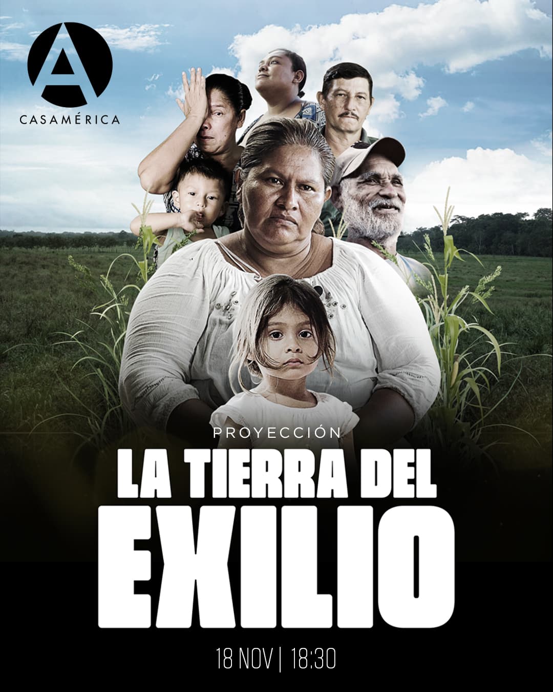 🎬 ‘La tierra del exilio’.
Un cortometraje que aborda el desplazamiento forzado de comunidades indígenas y campesinas nicaragüenses, en el marco del ciclo ‘Los Martes del Documental’.
Un espacio de diálogo sobre memoria, desarraigo y resistencia cultural.

👥 Coloquio con José Denis Cruz y Tamara Dávila. Modera: Edith Cabrera.
🤝 Con Asociación Centroamericana por la Democracia y el Desarrollo (ACDD) y @divergentes_ca.

📅 Martes 18 de noviembre.
⌚ 18:30.
📍 Sala Iberia.
🎟️ Entrada libre hasta completar aforo.

🔗 Más información en nuestra web, enlace en la biografía.

#CineDocumental #Centroamérica #Exilio #DerechosHumanos #LaTierraDelExilio #MartesDelDocumental #CasaDeAmérica