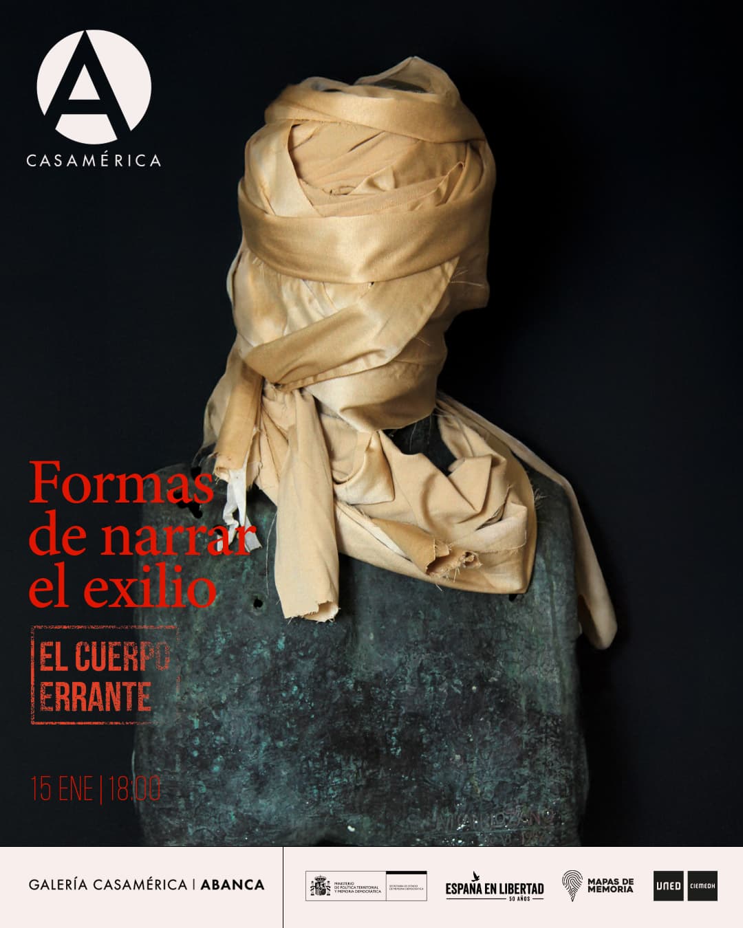 💬 '𝐅𝐨𝐫𝐦𝐚𝐬 𝐝𝐞 𝐧𝐚𝐫𝐫𝐚𝐫 𝐞𝐥 𝐞𝐱𝐢𝐥𝐢𝐨', 𝐜𝐨𝐧𝐯𝐞𝐫𝐬𝐚𝐭𝐨𝐫𝐢𝐨 𝐞𝐧 𝐞𝐥 𝐦𝐚𝐫𝐜𝐨 𝐝𝐞 𝐥𝐚 𝐞𝐱𝐩𝐨𝐬𝐢𝐜𝐢𝐨́𝐧 ‘𝐄𝐥 𝐜𝐮𝐞𝐫𝐩𝐨 𝐞𝐫𝐫𝐚𝐧𝐭𝐞. 𝐄𝐱𝐢𝐥𝐢𝐨 𝐞𝐬𝐩𝐚𝐧̃𝐨𝐥 𝟏𝟗𝟑𝟗-𝟏𝟗𝟕𝟓’ 

Se debatirá cómo el arte y la palabra pueden reconstruir trayectorias silenciadas, cómo dar voz a los exiliados, y cómo distintas formas narrativas cumplen una función de memoria social: el cómic y la ilustración, el arte contemporáneo o la dramaturgia. Además, se explorará el papel del espectador, cómo la representación influye en nuestra comprensión histórica del exilio y de sus consecuencias personales y colectivas. 

👥 Con Paco Roca (@pacoroca.comic), Amanda de la Garza (@amandadenoire1) y Fernando Sánchez Cabezudo (@fernandosanchezcabezudo) 

Moderan: Jorge Moreno Andrés (@jorge_moreno_andres_) y Julián López García 

🤝 @territorialgob, @50enlibertad, @mapasdememoria y @ciemedh 

📅 Jueves 15 de enero de 2025 
⌚ 18:00 
📍 Sala Simón Bolívar 
🎟️ Entrada libre hasta completar aforo 

🔗 Más información en nuestra web, enlace en la biografía