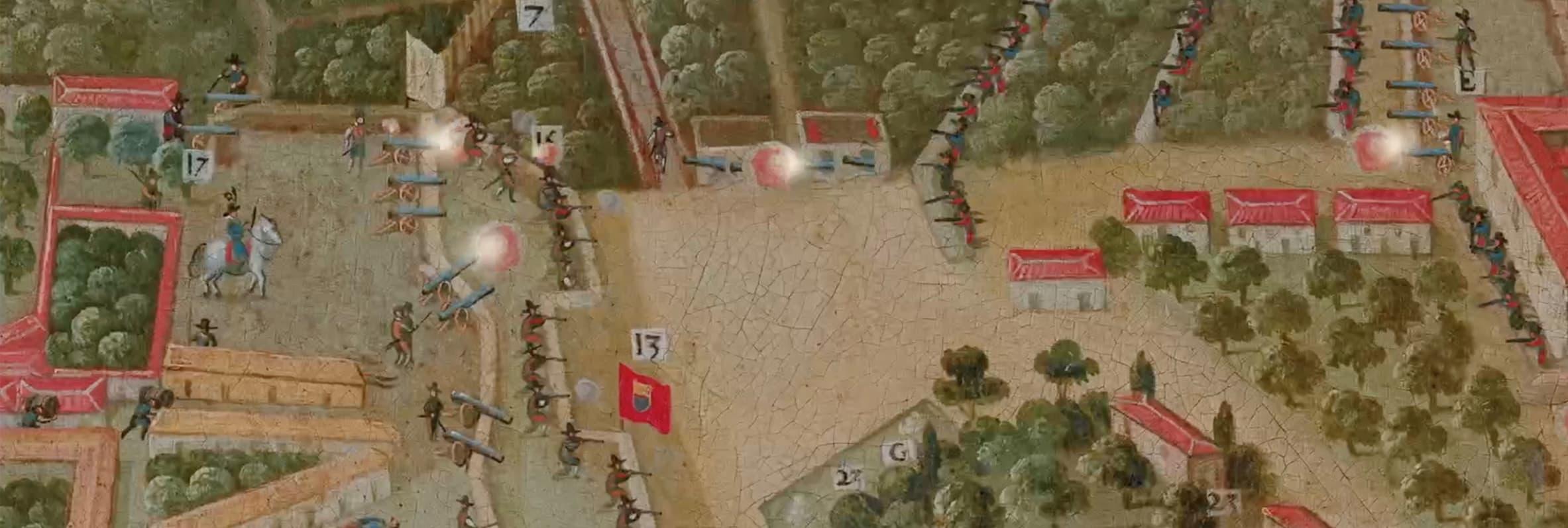 Bahía 1625. Historia sobre lienzo