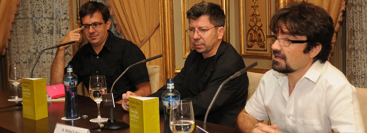Eduardo Berti, Michel Lafon y Juan Casamayor