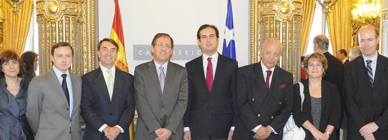 Harald Beyer Burgos, ministro de Educación de Chile, en Casa de América