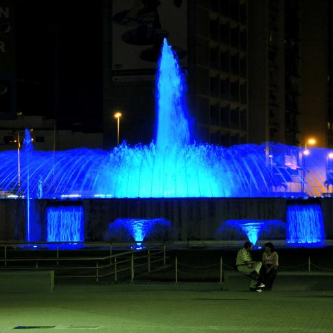 Fuente Plaza Venezuela, de Ninoska Enriquez.