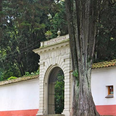 Jardines neoclásicos Quinta Bolívar
