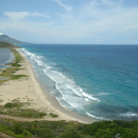Isla Margarita desde el aire.