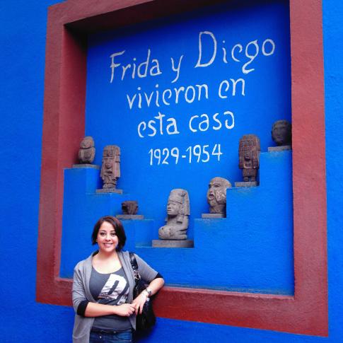 Casa de Frida Kahlo, conocida como La Casa Azul.