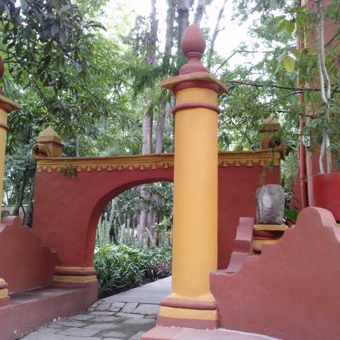Vista de la casa del premio nobel de literatura Octavio Paz.