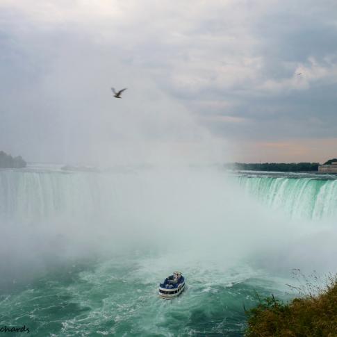 Las cataratas del Niágara en verano.