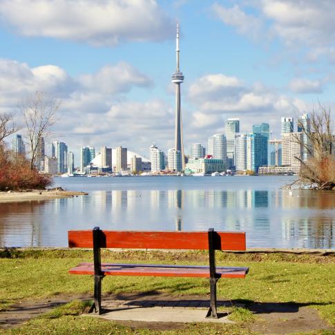 Toronto Islands Parck, Toronto, ON. Canadá.