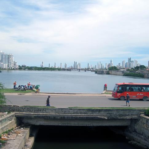Paisaje de Cartagena de Indias.