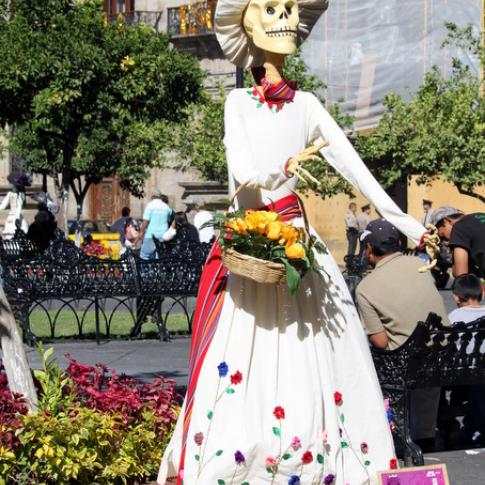 Catrinas en México.