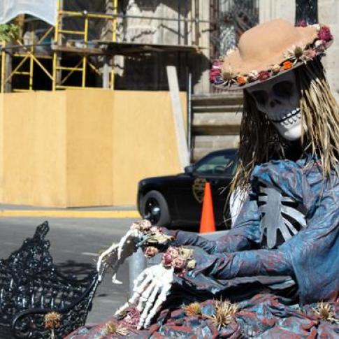 Catrinas en México.