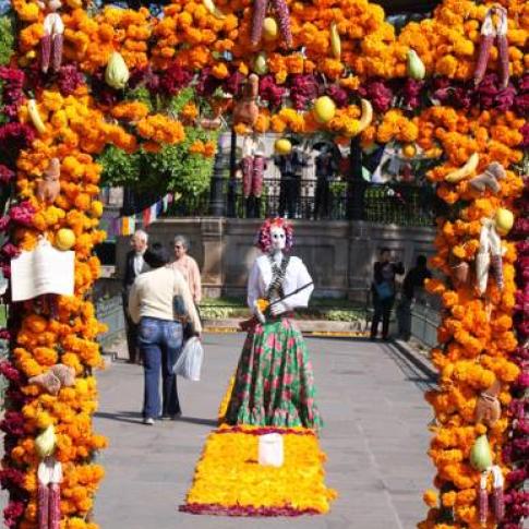 Catrinas en México.