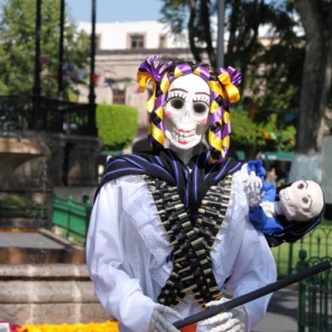 Catrinas en México.