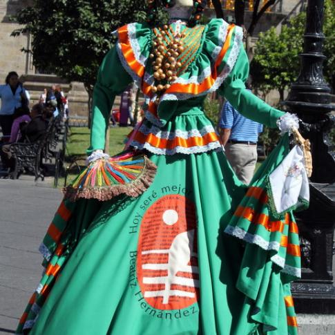 Catrinas en México.