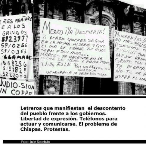 Las calles de México.