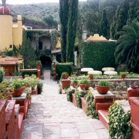 Los jardines de Guanajuato.