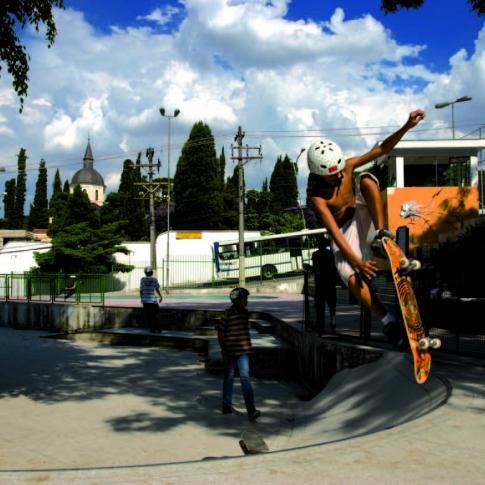 Skaters en un parque de Sumaré