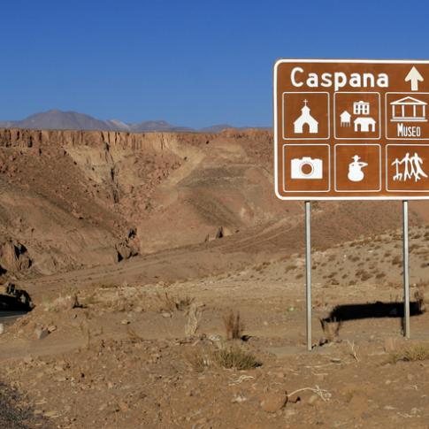Llegando a Caspana