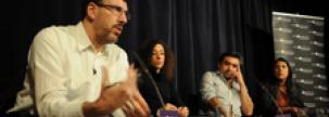 Guillermo Altares, Leila Guerriero, Cristian Alarcón y Gabriela Wiener