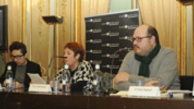 Patricio Pron, Cynthia Rimsky y Pablo Raphael