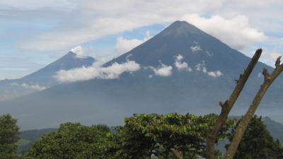 Erupción del volcán Fuego en Guatemala